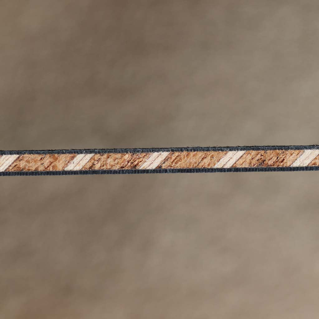 Rope Pattern, Mahogany/Maple Inlay Banding Strip