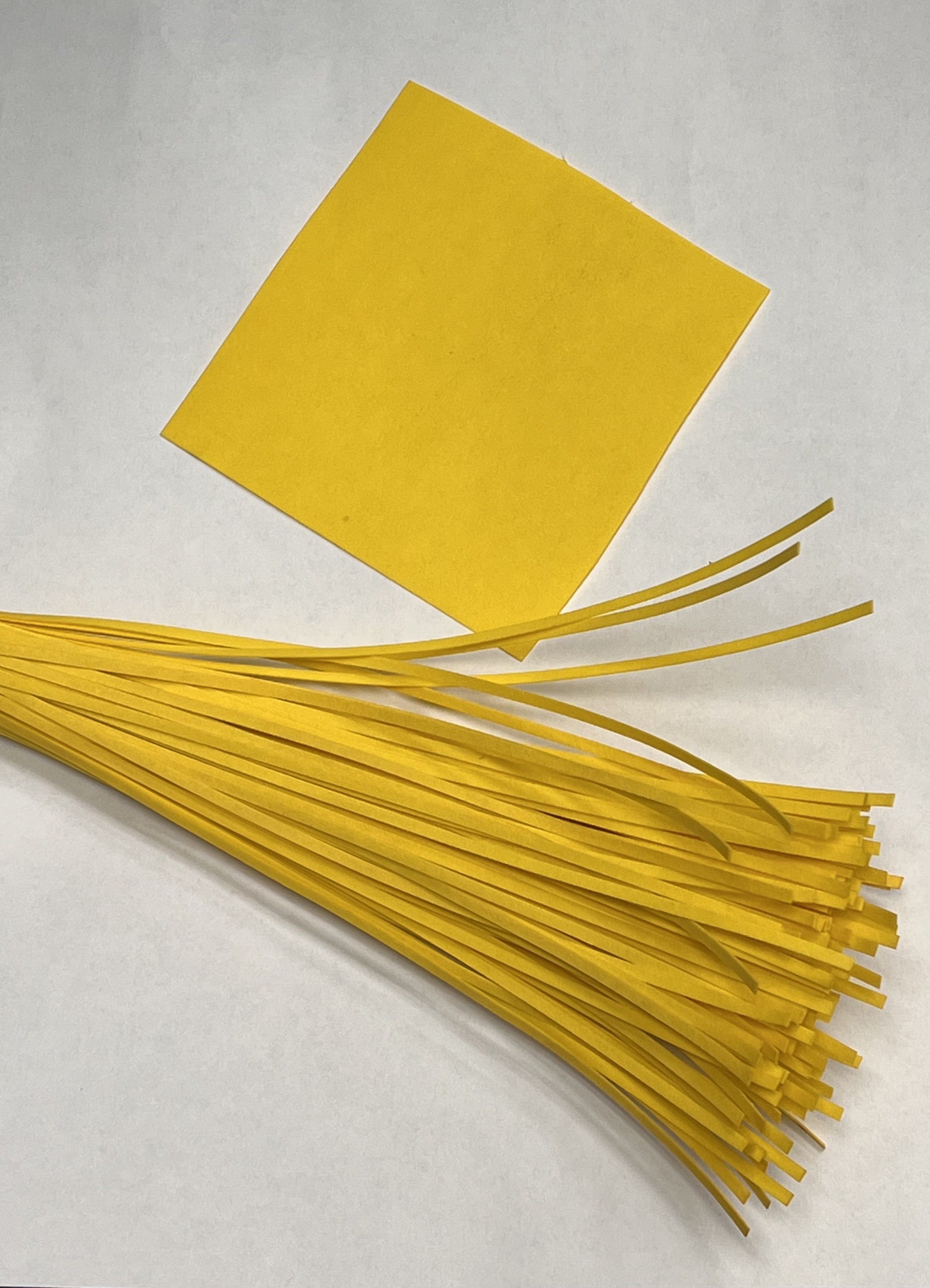 Yellow Fiber Inlay Strip - .010" x 34.5"
