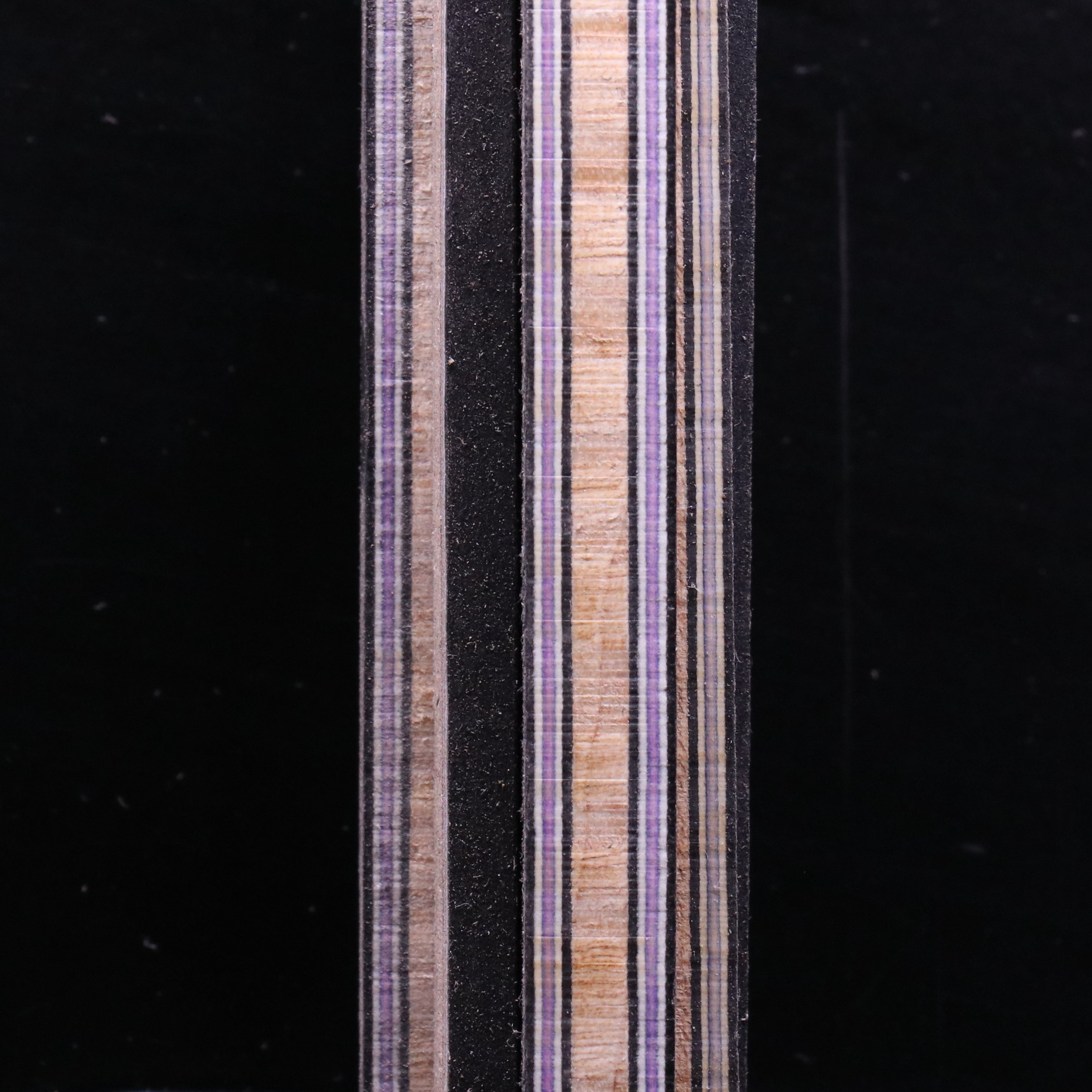 Maple backstrip with B/W/Fuchsia/W/B