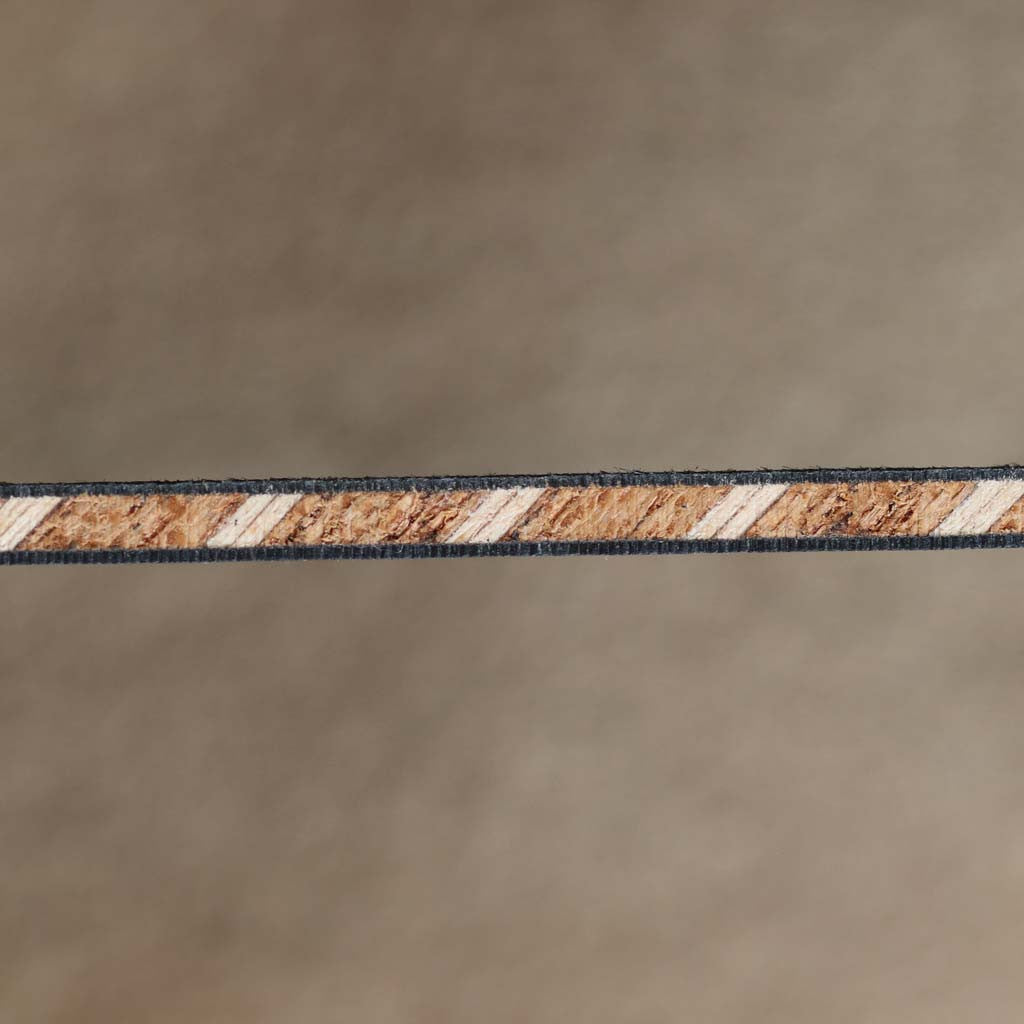 Rope Pattern, Mahogany/Maple Inlay Banding Strip